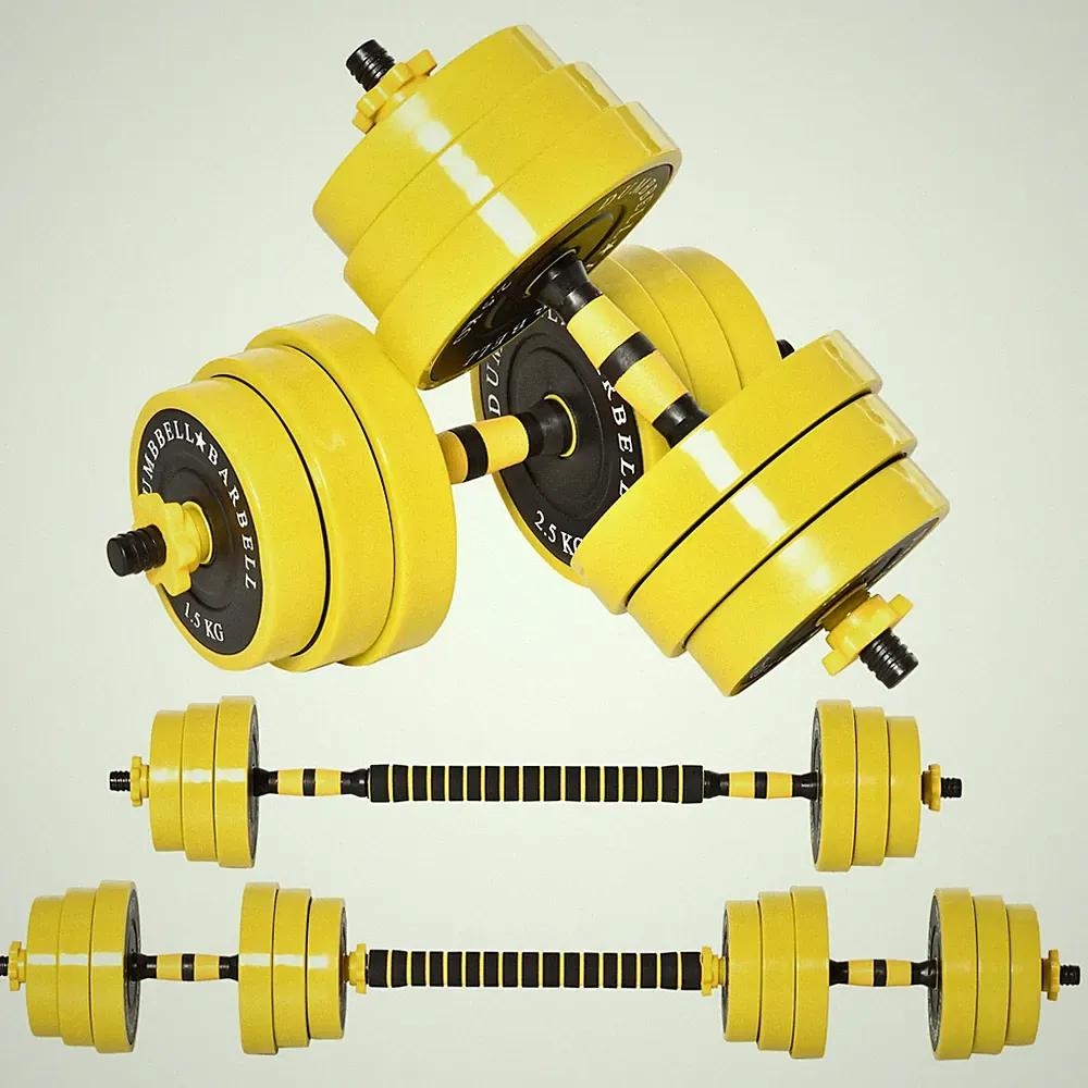 HOMCOM 3-in-1 Hantelset 25 kg