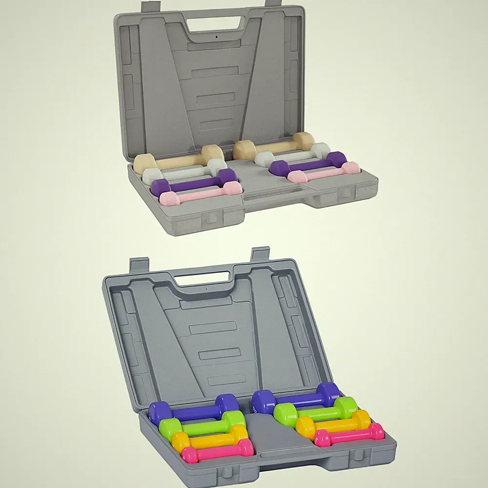 HOMCOM Hantelset 4 Paar 0,5-10 kg