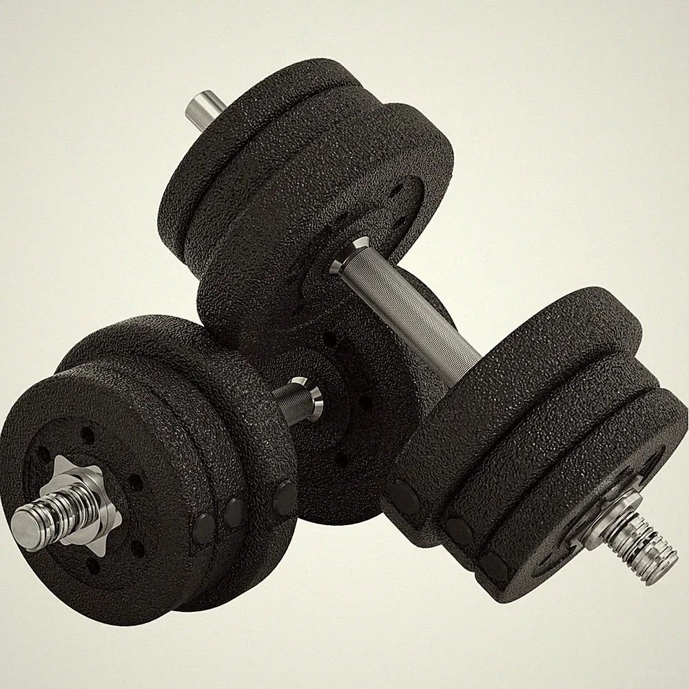 HOMCOM Kurzhantel Set 25 kg Stahl