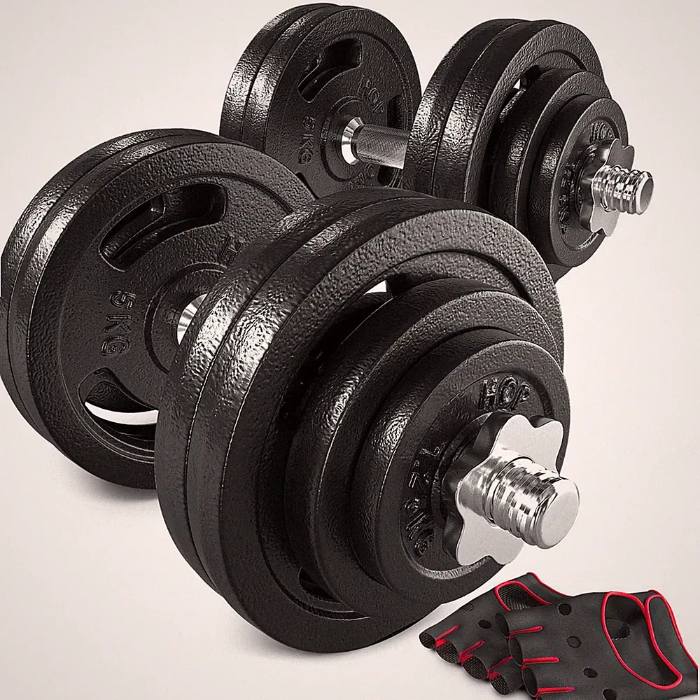 Hop-Sport Gusseisen Kurzhanteln Set 60kg