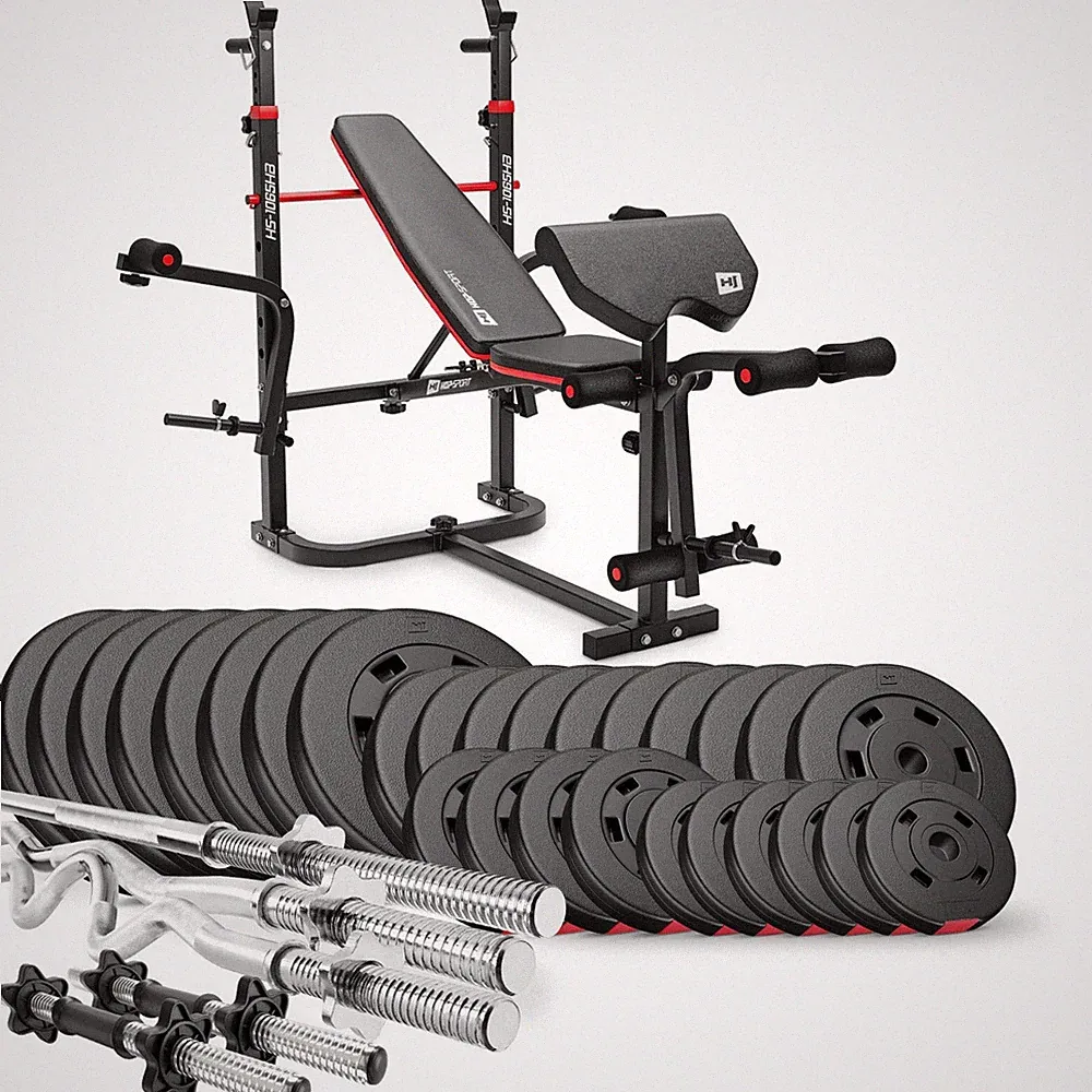 Hop-Sport Hantelbank 1065 mit Curlpult