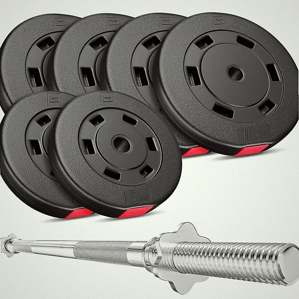 Hop-Sport Hantelset 59 kg Langhantel