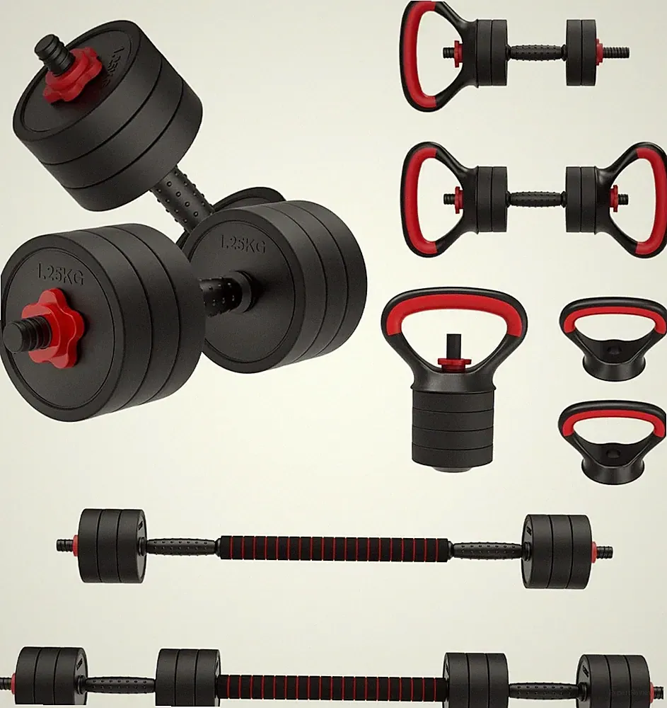 JOROTO 4 in 1 Hantelset Einstellbar 10 30 kg Hant