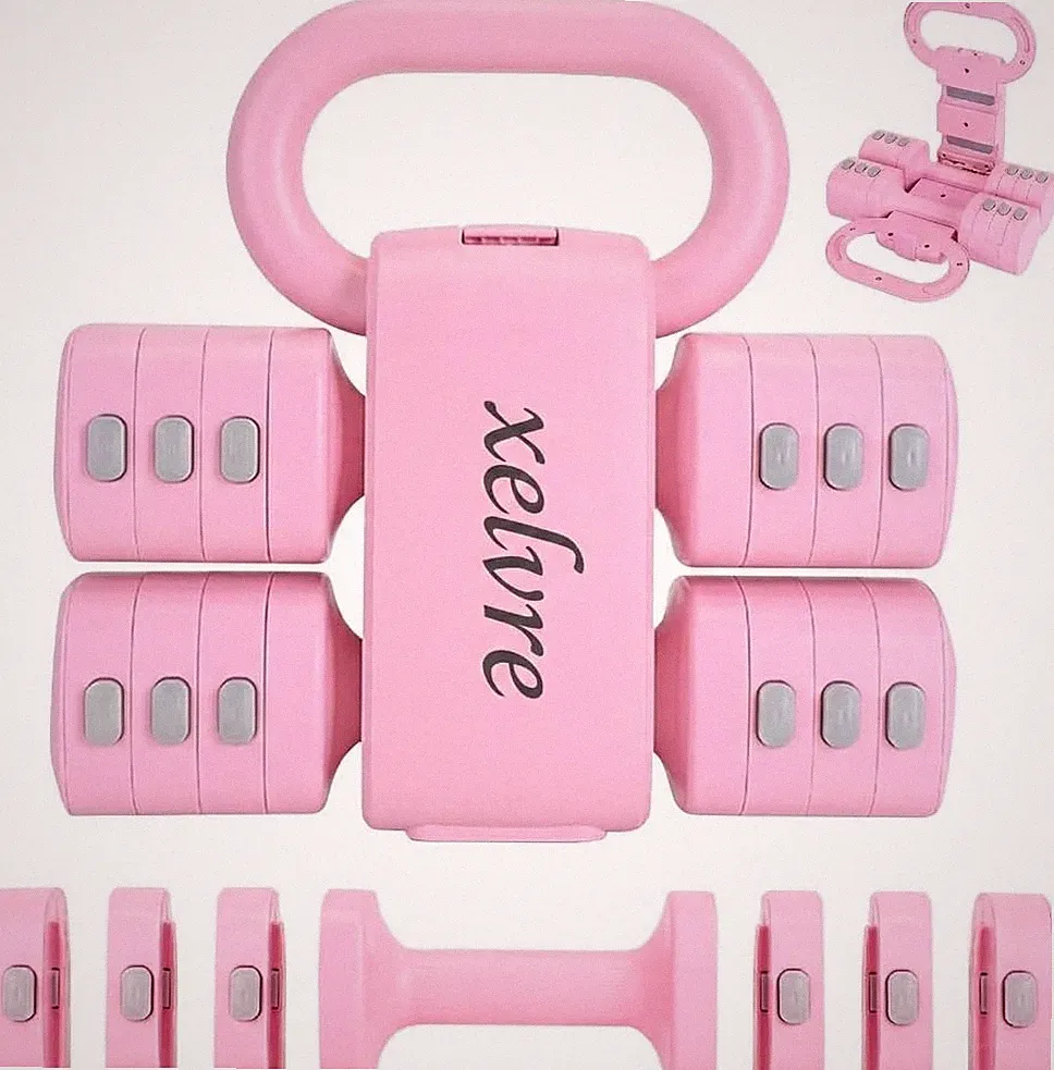 Kettlebell Hanteln Set Verstellbar 1-5,5 kg für Frauen Home Gym Fitness Anfänger