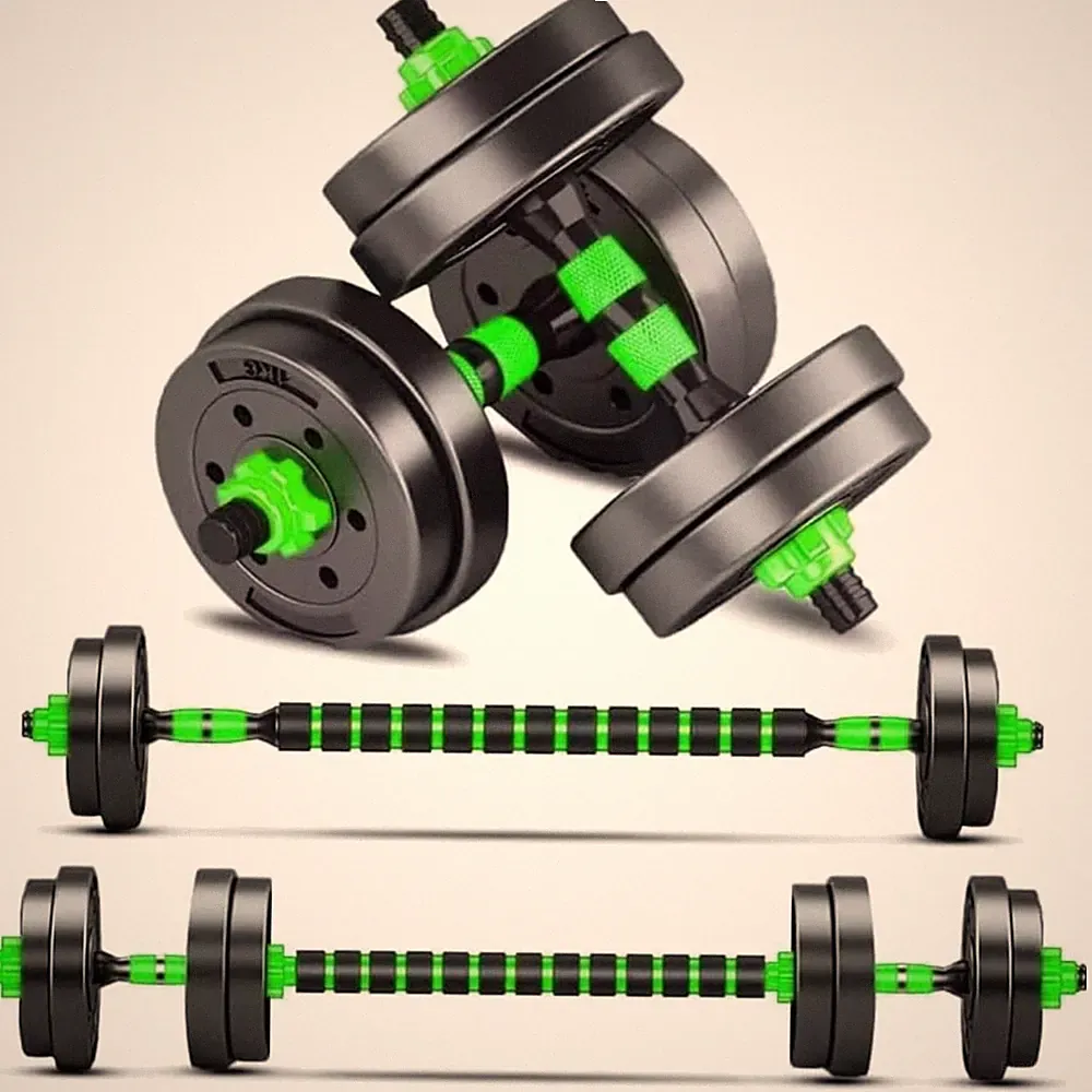 Kompaktes 2-in-1 Verstellbare Kurzhantelset - 10/15 kg, für effektives Training