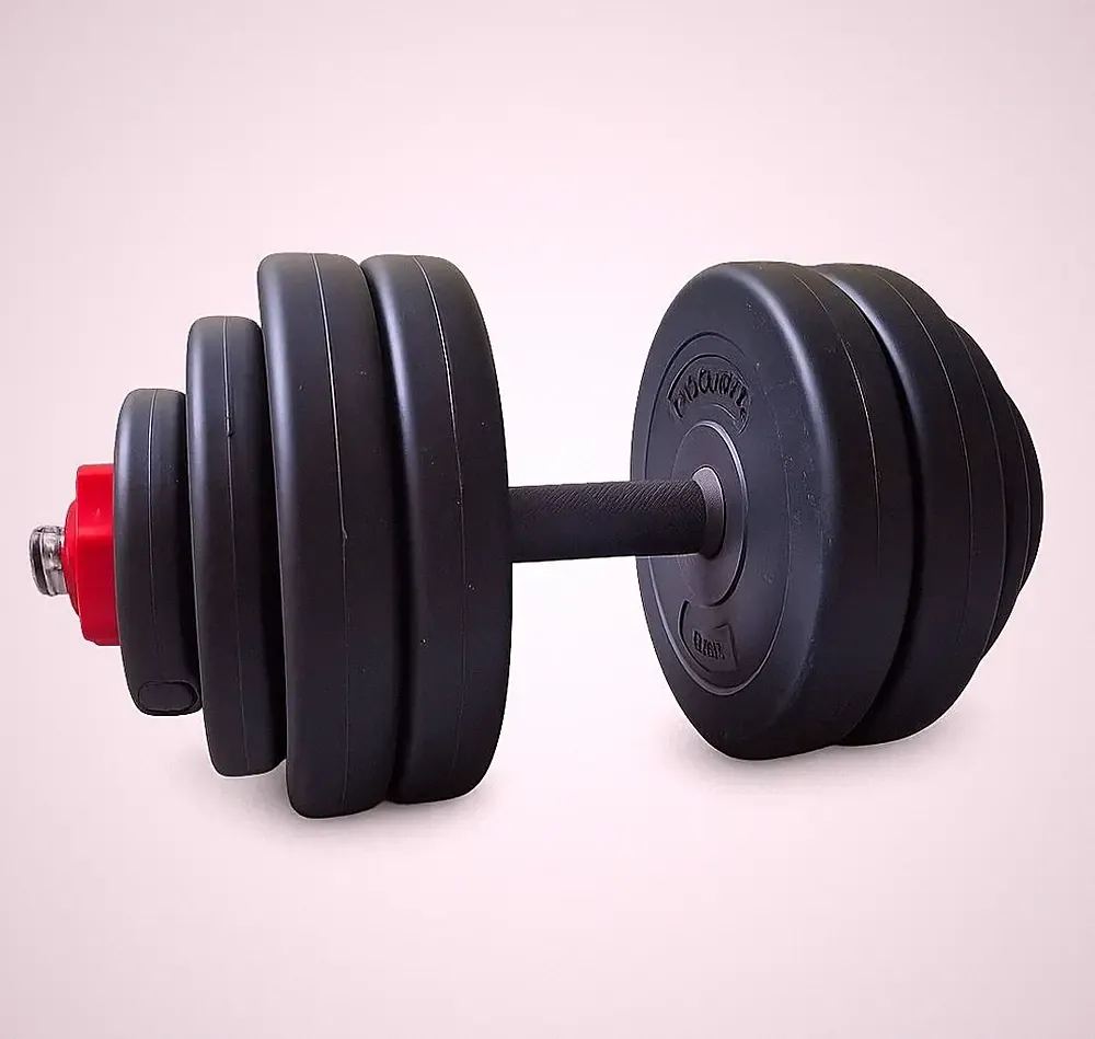 Kurzhantel Hantelset bis 15kg Gewichte Vinyl Hantelscheibe Krafttraining Hanteln