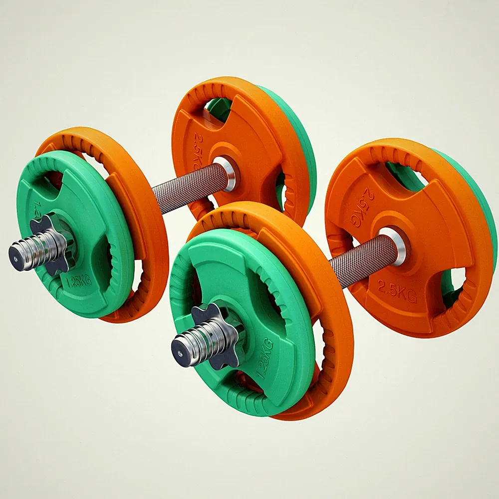 Kurzhantel Set Gummi Gripper 20 kg