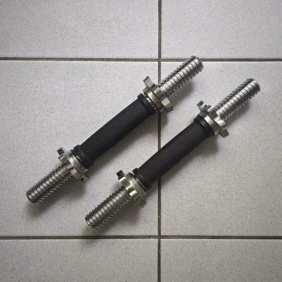 Kurzhantel Stange 35 cm mit Verschlüssen 30 mm Ø ( 2er Set )