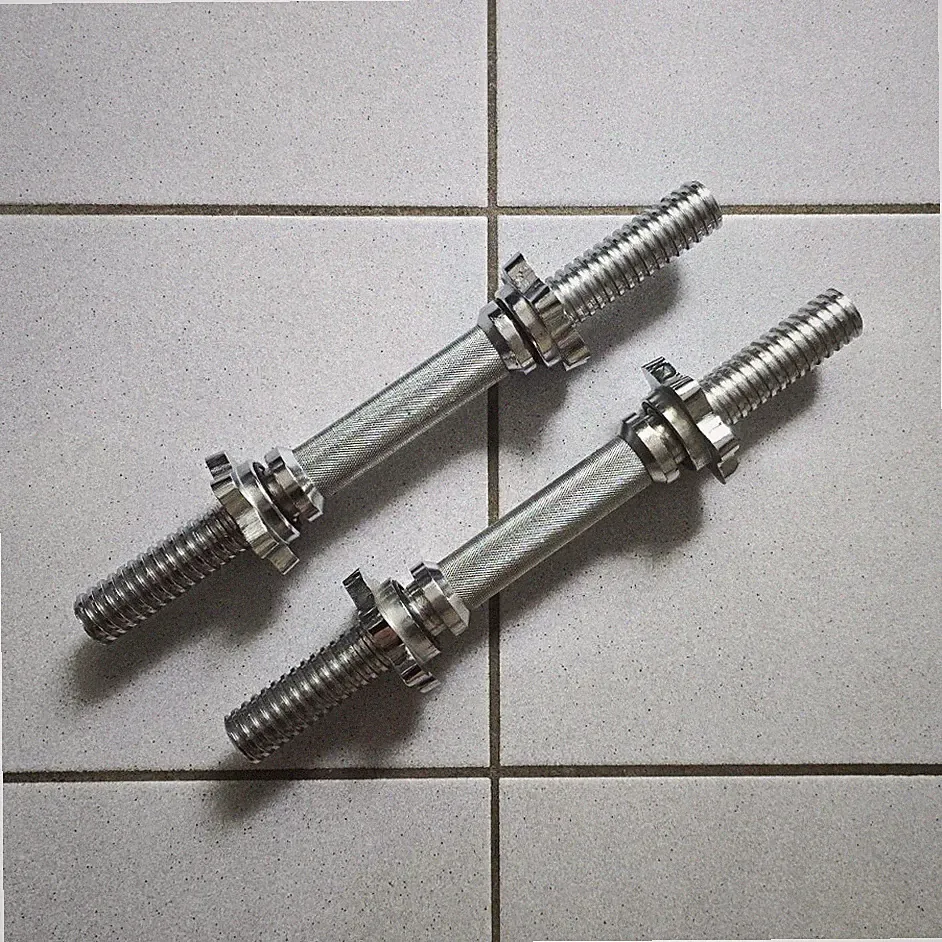 Kurzhantel Stange 38 cm mit Verschlüssen 30 mm Ø ( 2er Set ) Sehr Selten