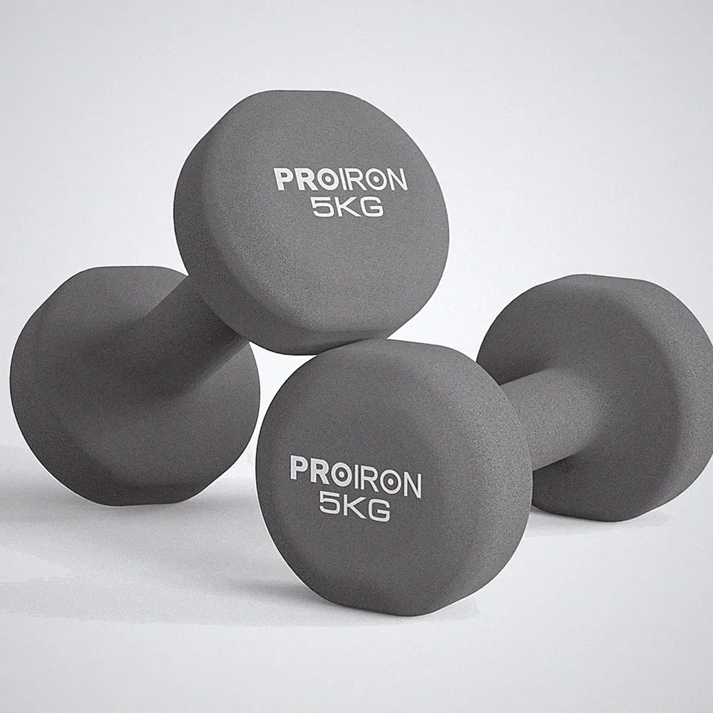 Kurzhanteln 2er-Set Neopren 5kg Damen Fitness Yoga Pilates Rutschfest