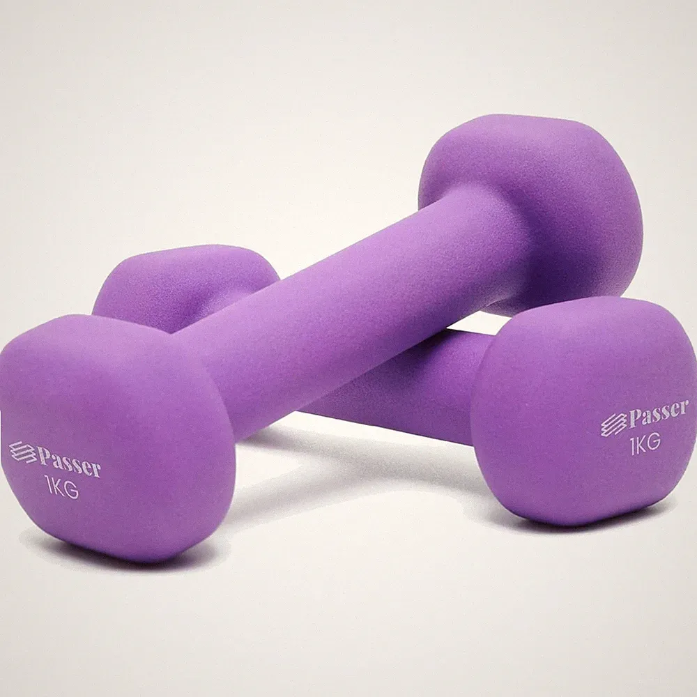Kurzhanteln, Hantelset, Neopren, 2er-Set, 1kg, 2kg, Fitness, Krafttraining