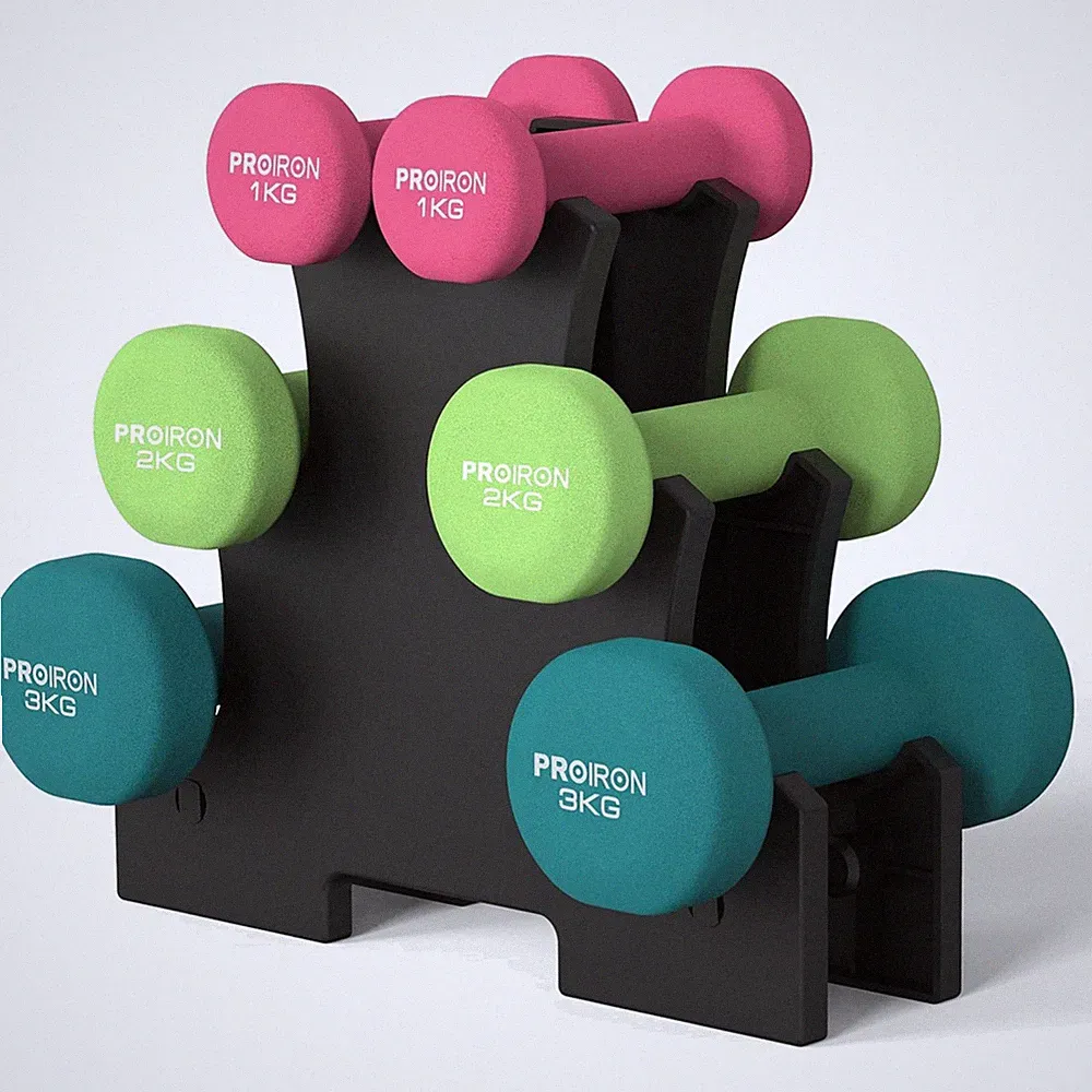 Kurzhanteln Hantelset Neopren Kettlebell Gewicht für Damen Fitness Pilates Yoga