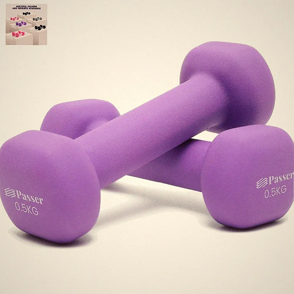 Kurzhanteln Neopren Hanteln Set 2er-Set 0,5kg Frauen Kinder Yoga Krafttraining