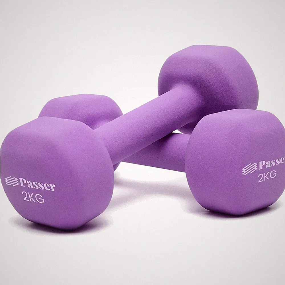 Kurzhanteln Set 4kg Neopren Hanteln 2er-Set Gummi Fitness Gewicht