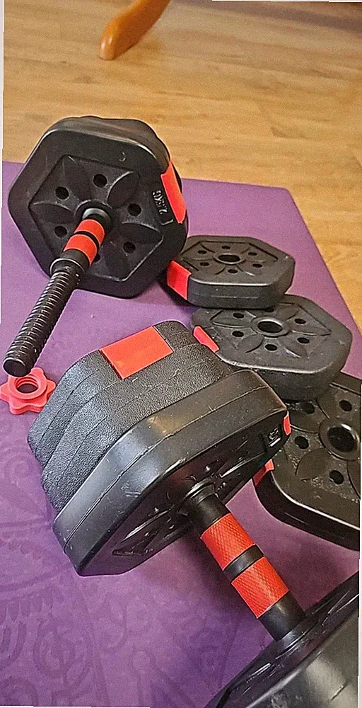 Kurzhantelstangen 2 Stück 12 kg