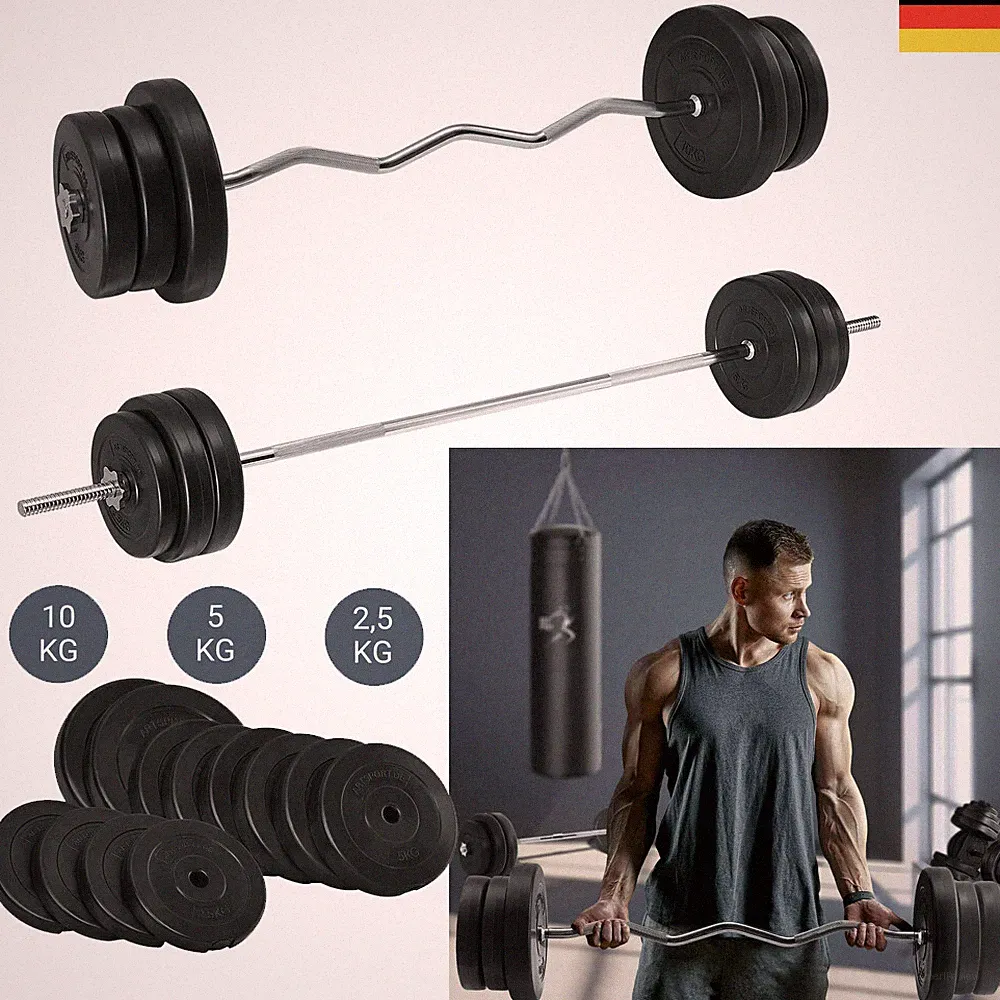 Lang-Kurzhantel Set bis 60 kg