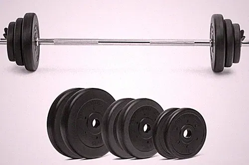 Langhantel Set 115 cm 27,5 kg ohne Gewinde
