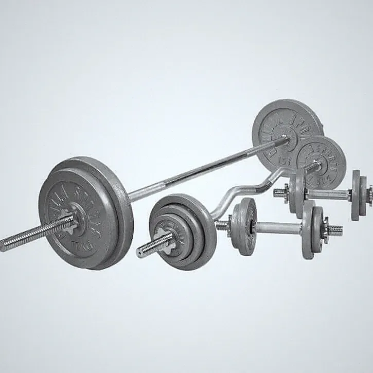 Gorilla Sports Langhantel Set 108 kg