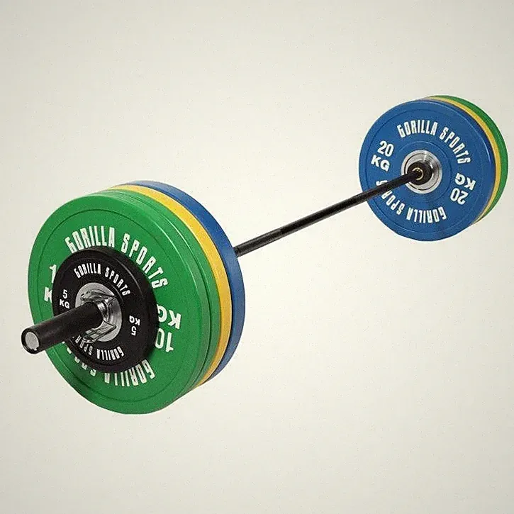 Langhantel Set Olympia Bumper Plates PRO 140 kg