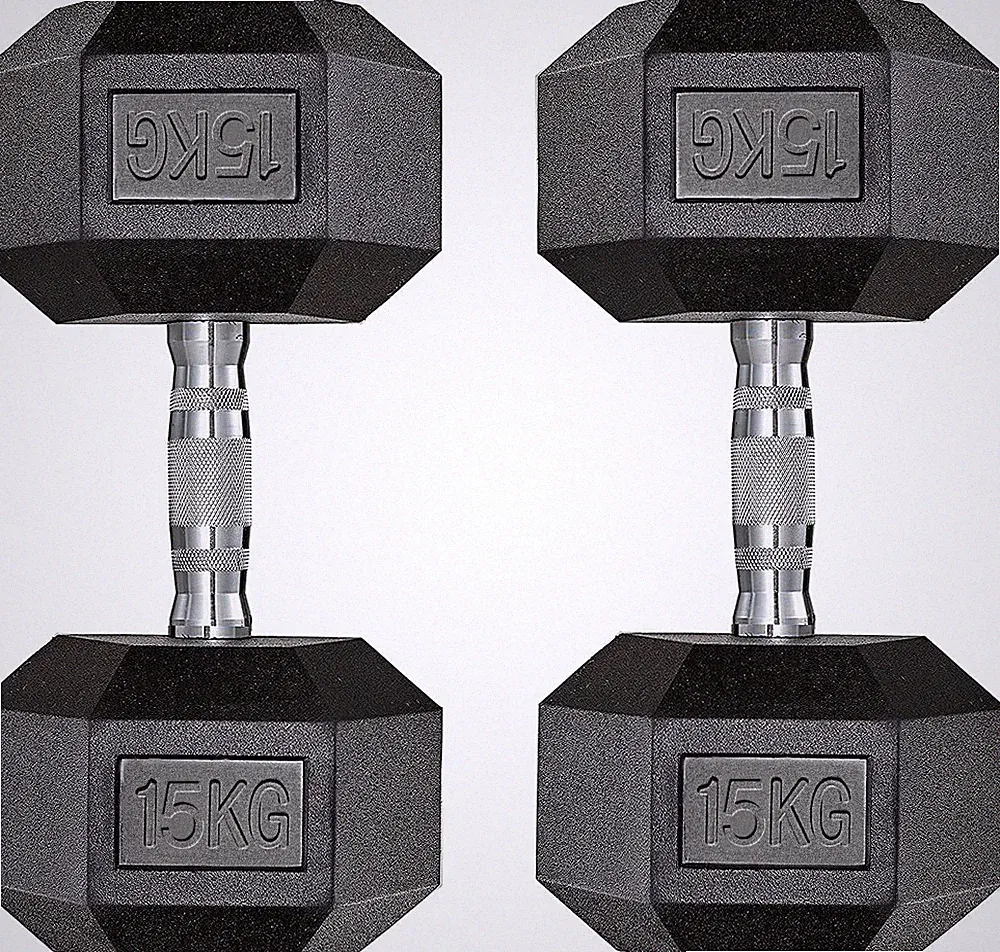 LIFERUN Hexagon Hantelset 2 x 15 kg