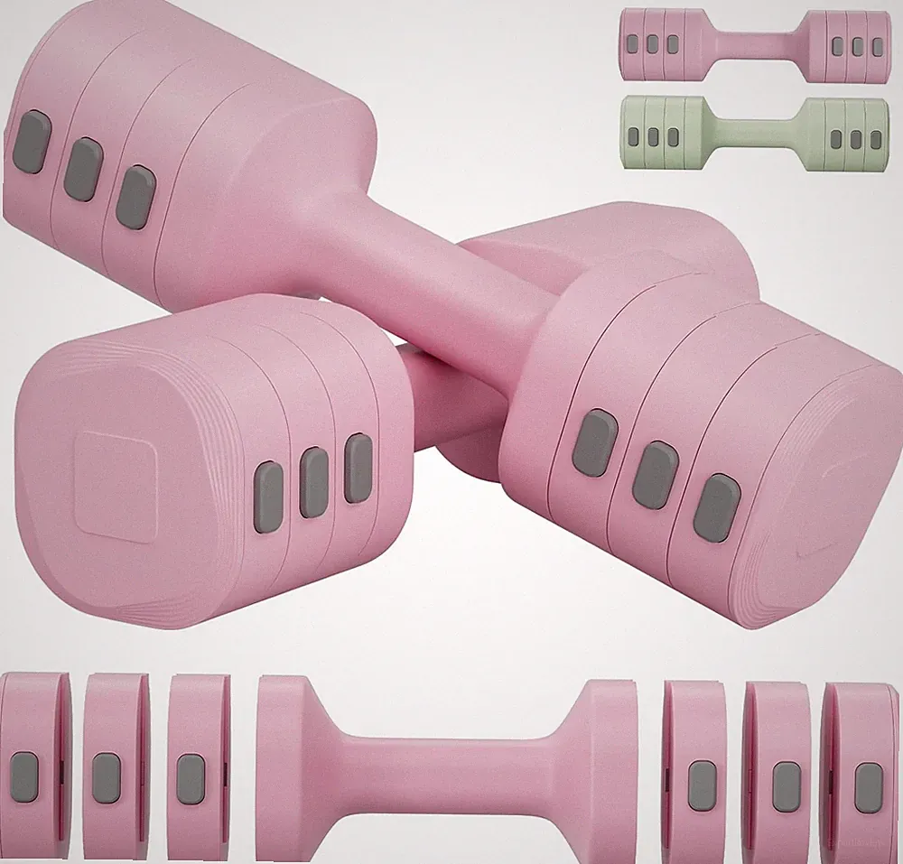 LIFERUN Verstellbare Hanteln 4-in-1 2er Set 1-5kg