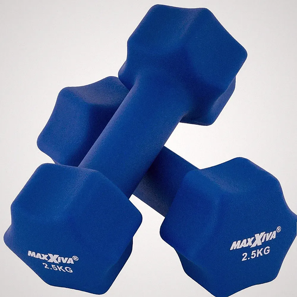 MAXXIVA Hantel-Set blau Neopren