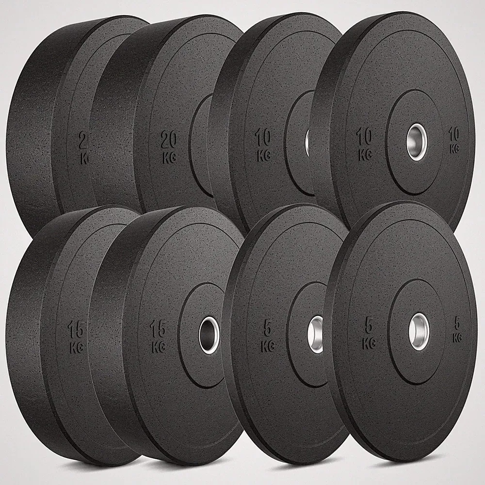 MW-Bumper-Olympia Hantelscheiben aus Gusseisen Set 100 KG- Marbo Sport