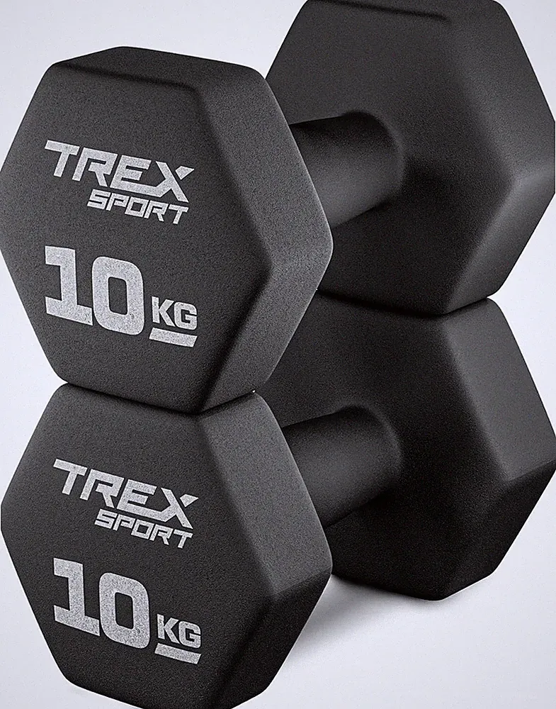 Neopren Hanteln Set | Rutschfeste Kurzhanteln 2er Set 10kg