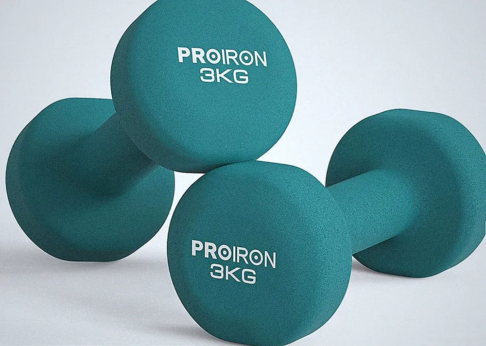 Neopren Kurzhanteln Set 2er-Set 2 x 3 kg Damen Kinder Gymnastik Yoga Pilates