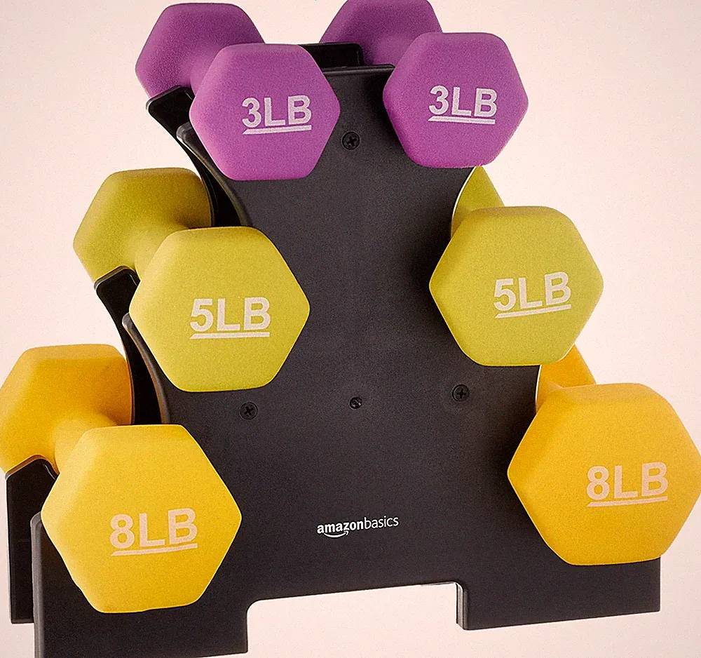 Neoprene Hexagon Workout Dumbbell Hand Weight