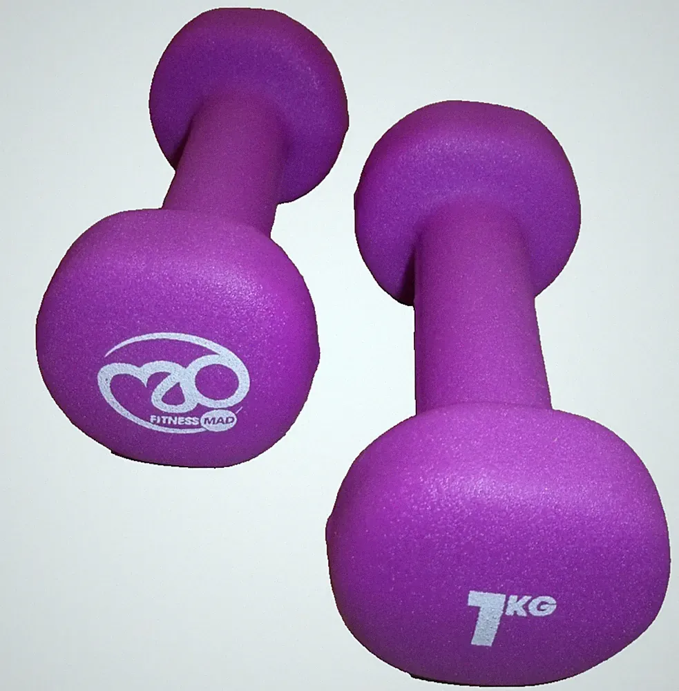 NEU UND VERPACKT Set Neopren Damen lila Hanteln Hand Gewichte Training Fitnessstudio Fitness