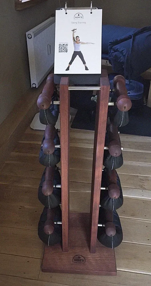 NOHrDHantelturm Eiche Vollholz und Leder/Manufactum wie neu 😎👍🏼🔝