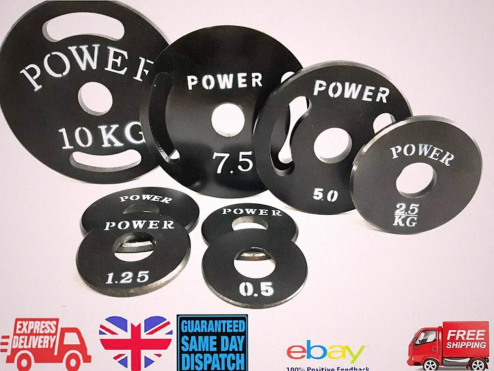 Olympic Standard Hantelscheiben 2" Zoll Stange Home Gym Langhantel Heben Gewichte Scheibe