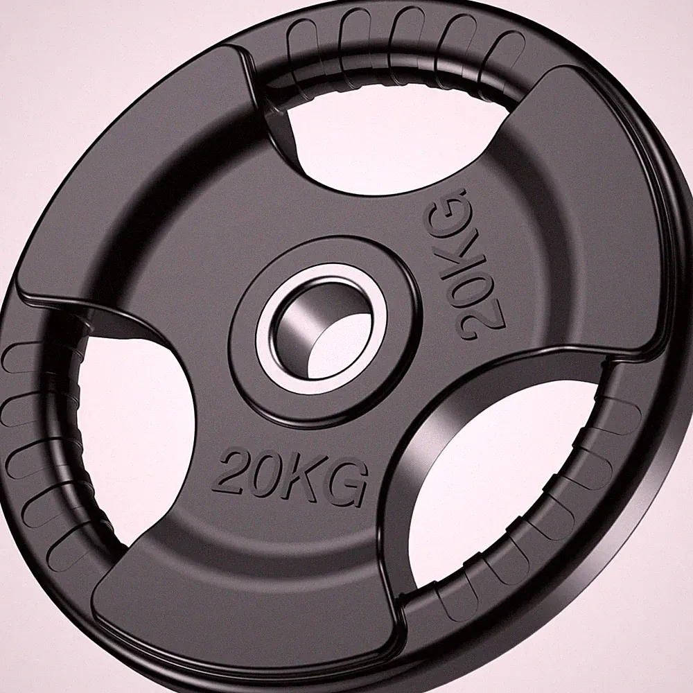 Physkcal Olympische Hantelscheibe 20 kg Gummi