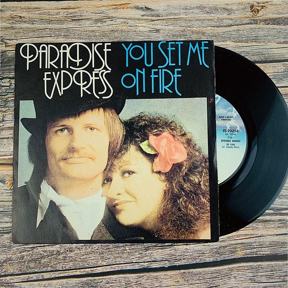 Paradise Express You Set Me On Fire 7" Vinyl 45 Runden EX Fantasy Disc IS20254