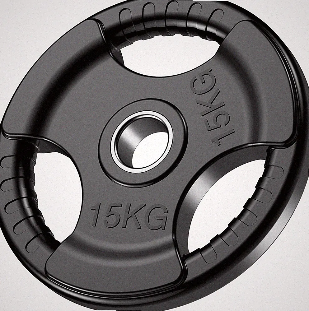 Physkcal Hantelscheibe 15 kg Gummi 50 mm