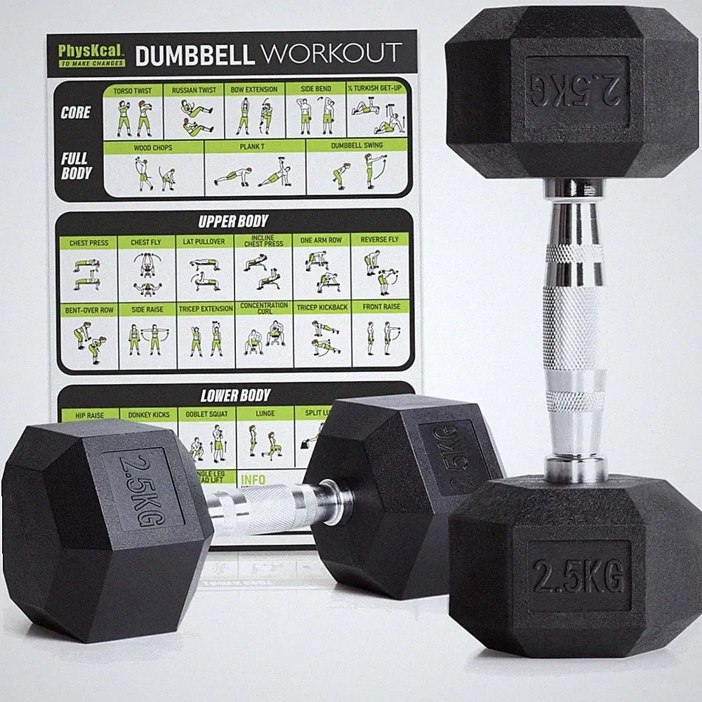 Physkcal Hexagon Hanteln 2,5-30 kg