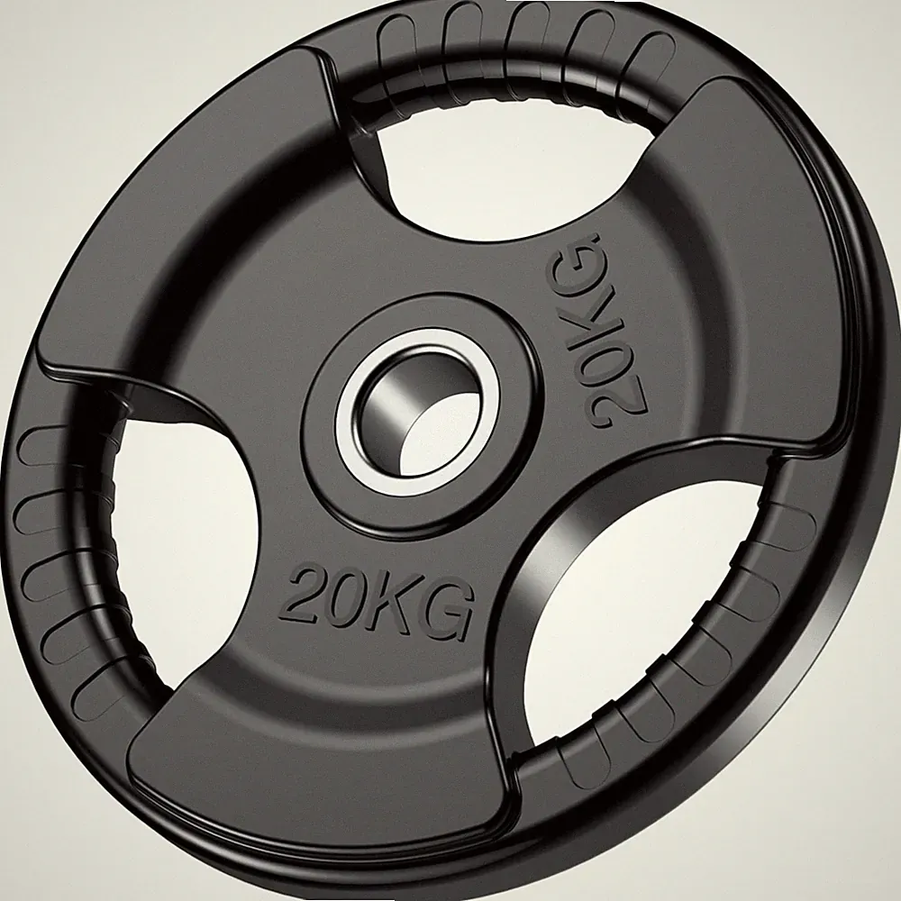 Physkcal Olympische Hantelscheibe 20 kg Gummi