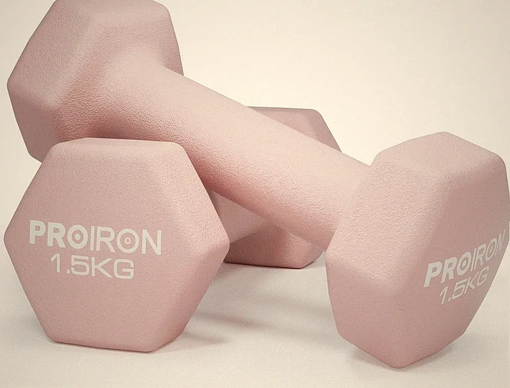 Pro Iron 2x1,5kg Neopran Hantelset Neu Siehe Beschreibung