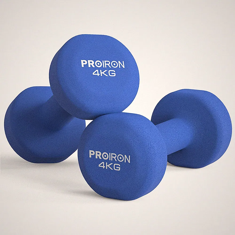 PROIRON Hanteln 2x4 KG Neopren Kurzhantelset für Damen Gymnastik Yoga Pilates