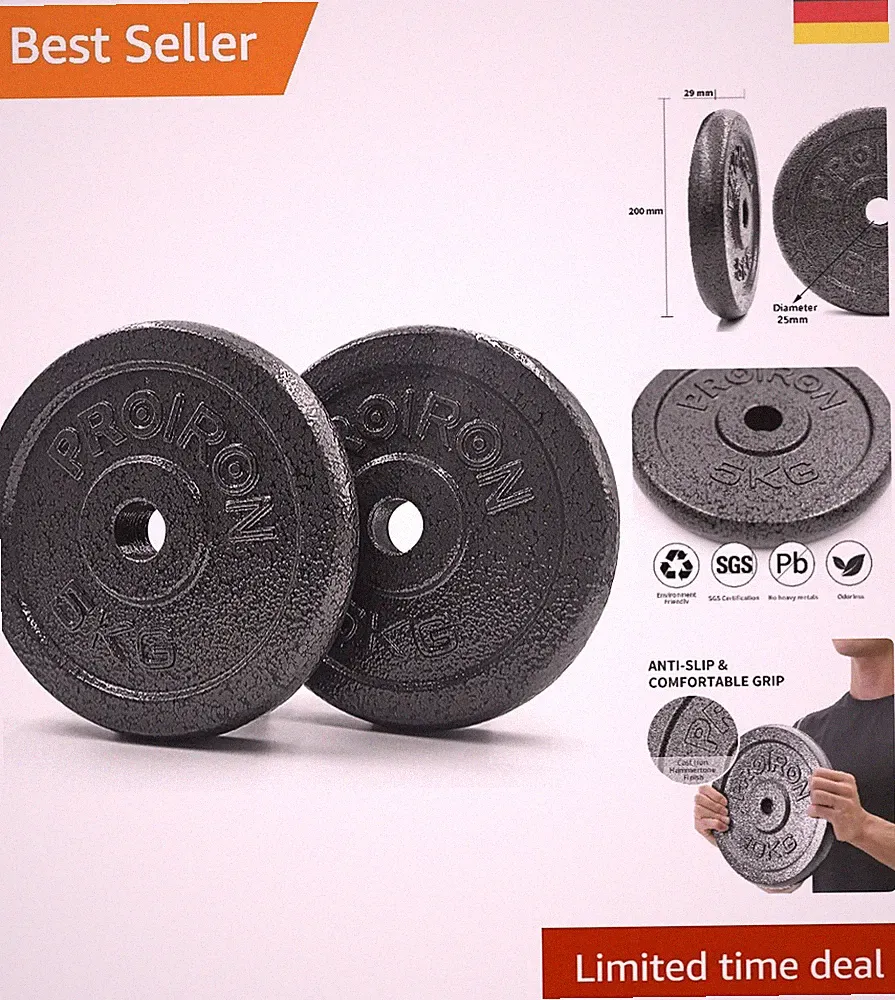 Proiron Hantelscheiben-Set 1,25-10 kg