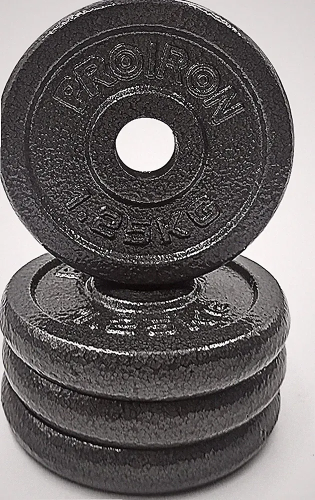 PROIRON Hantelscheiben-Set 4 x 1,25 kg Gusseisen