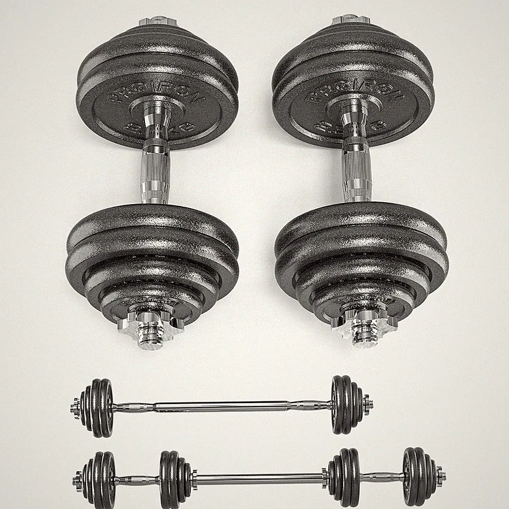 PROIRON Hantelset Gusseisen 30kg