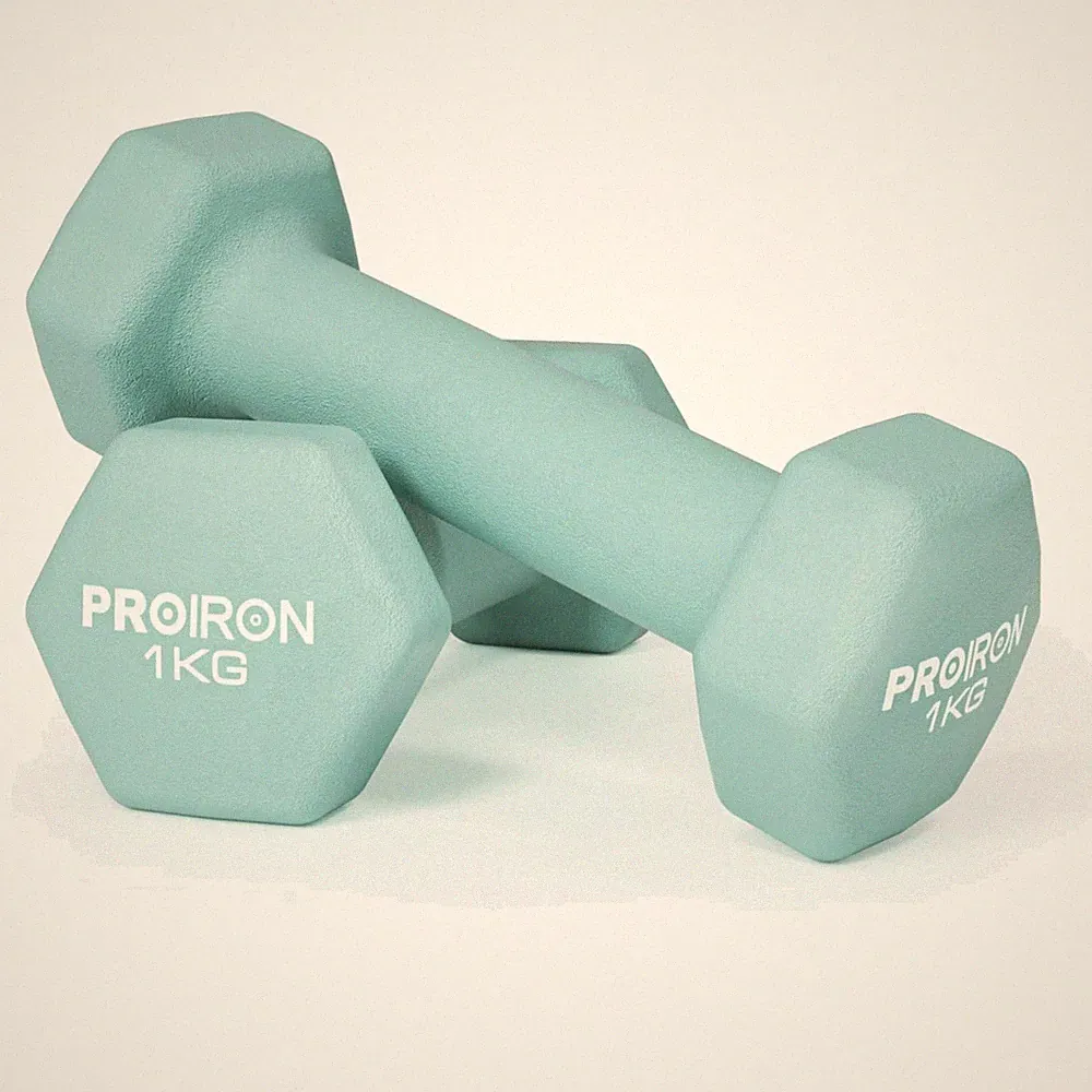 Proiron Hex Neopren Hanteln Set 2er 1kg