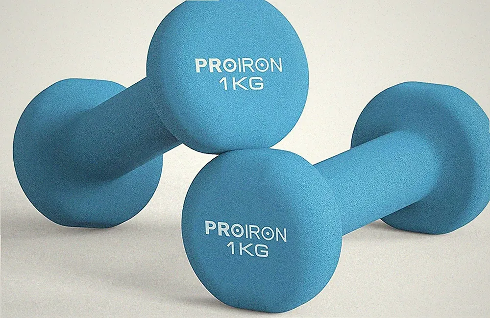PROIRON Kurzhanteln 2er Set 2 x 1 kg Blau