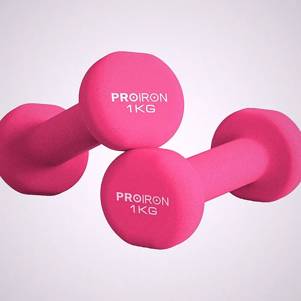 Proiron Kurzhanteln Neopren 2 kg Rosa