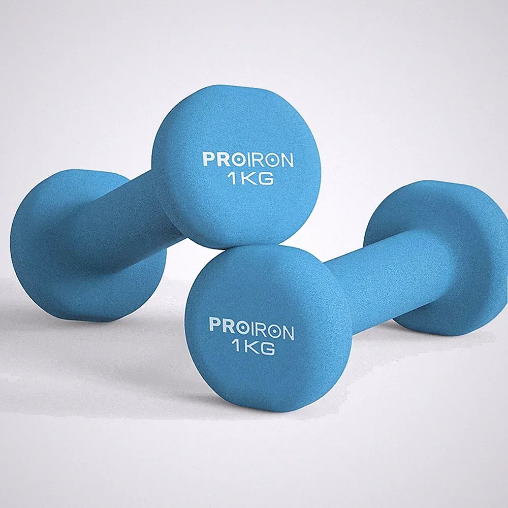 Proiron Kurzhanteln Neopren 2er-Set 1 kg