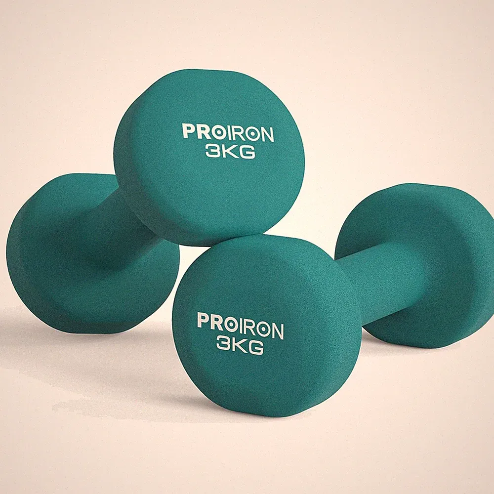 Proiron Kurzhanteln Neopren 2er-Set 3kg