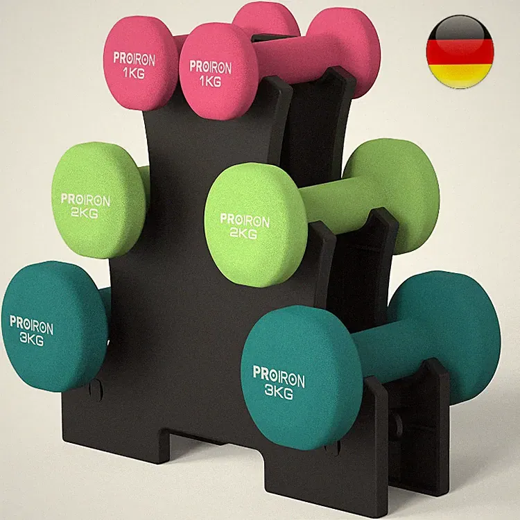 PROIRON Kurzhanteln Neopren 6er-Set