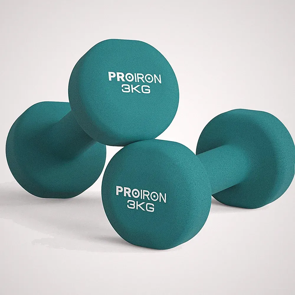 Proiron Kurzhanteln Neopren Set 2x3kg